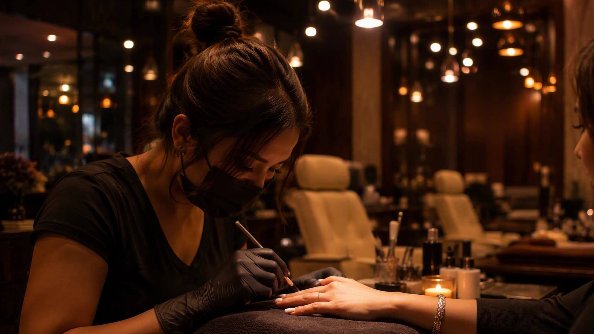 Inside Nail Salon Store Demo